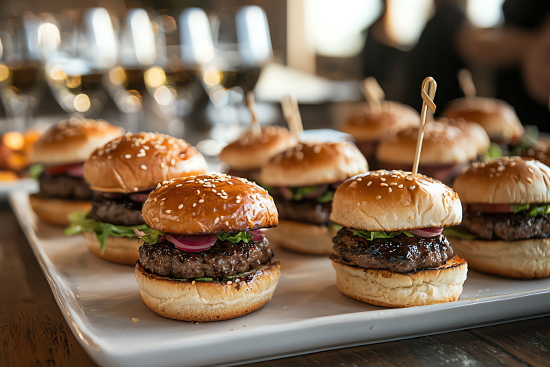 Frische Burger für dein Catering – saftig, lecker und perfekt für Events und Feiern ab 10 Personen bei S-FACTORY in Meppen.